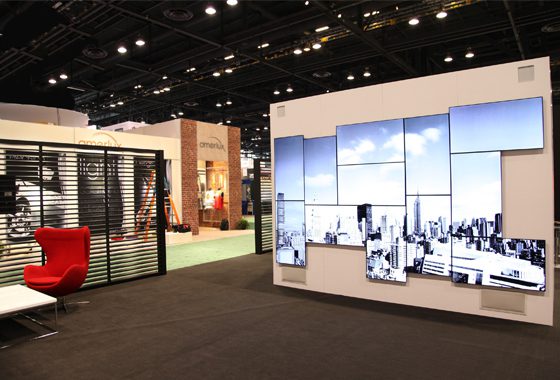 Mood Media's updated Globalshop trade show exhibit.