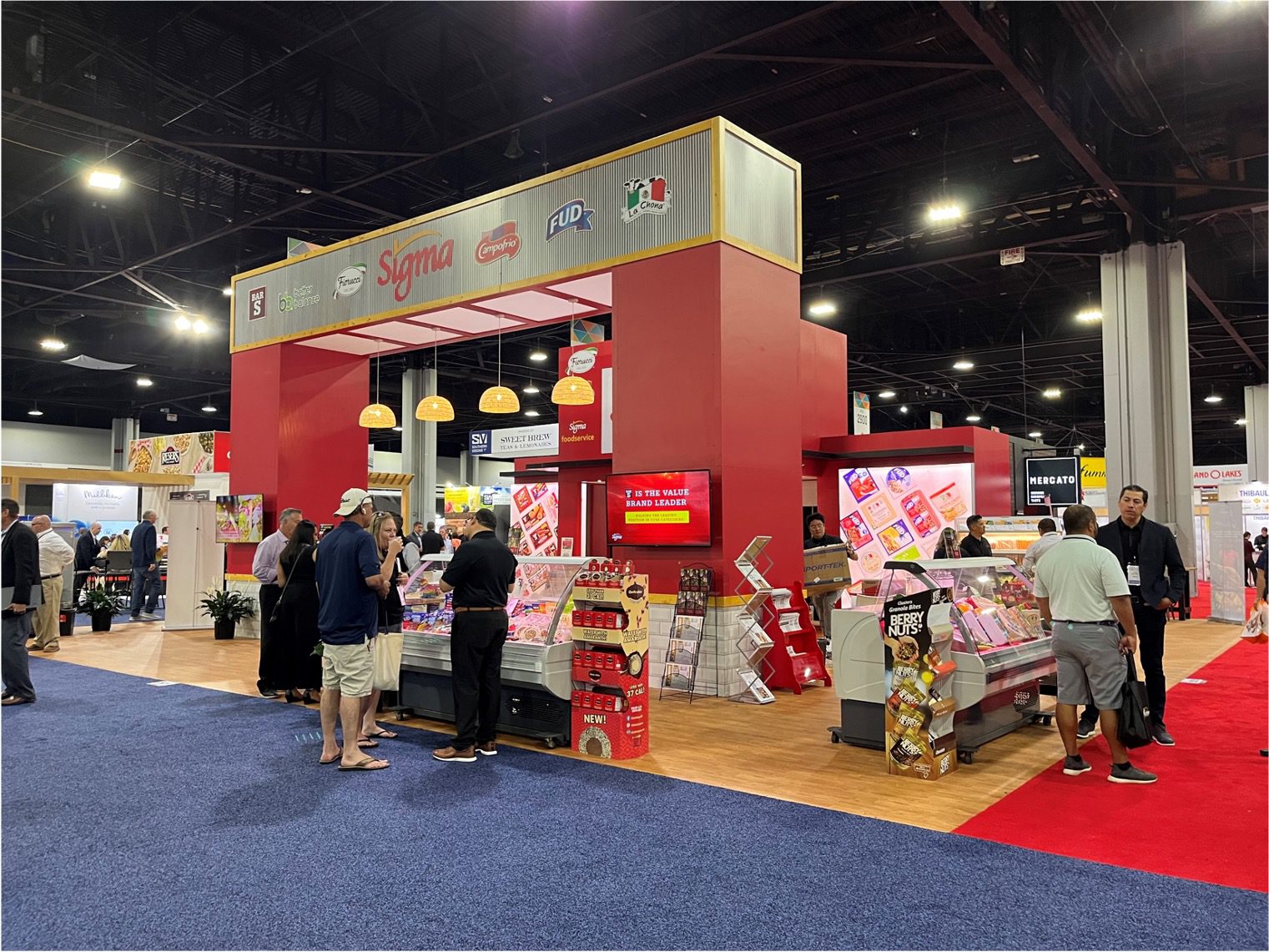 Sigma's booth at IDDBA had a great presence on the trade show floor.