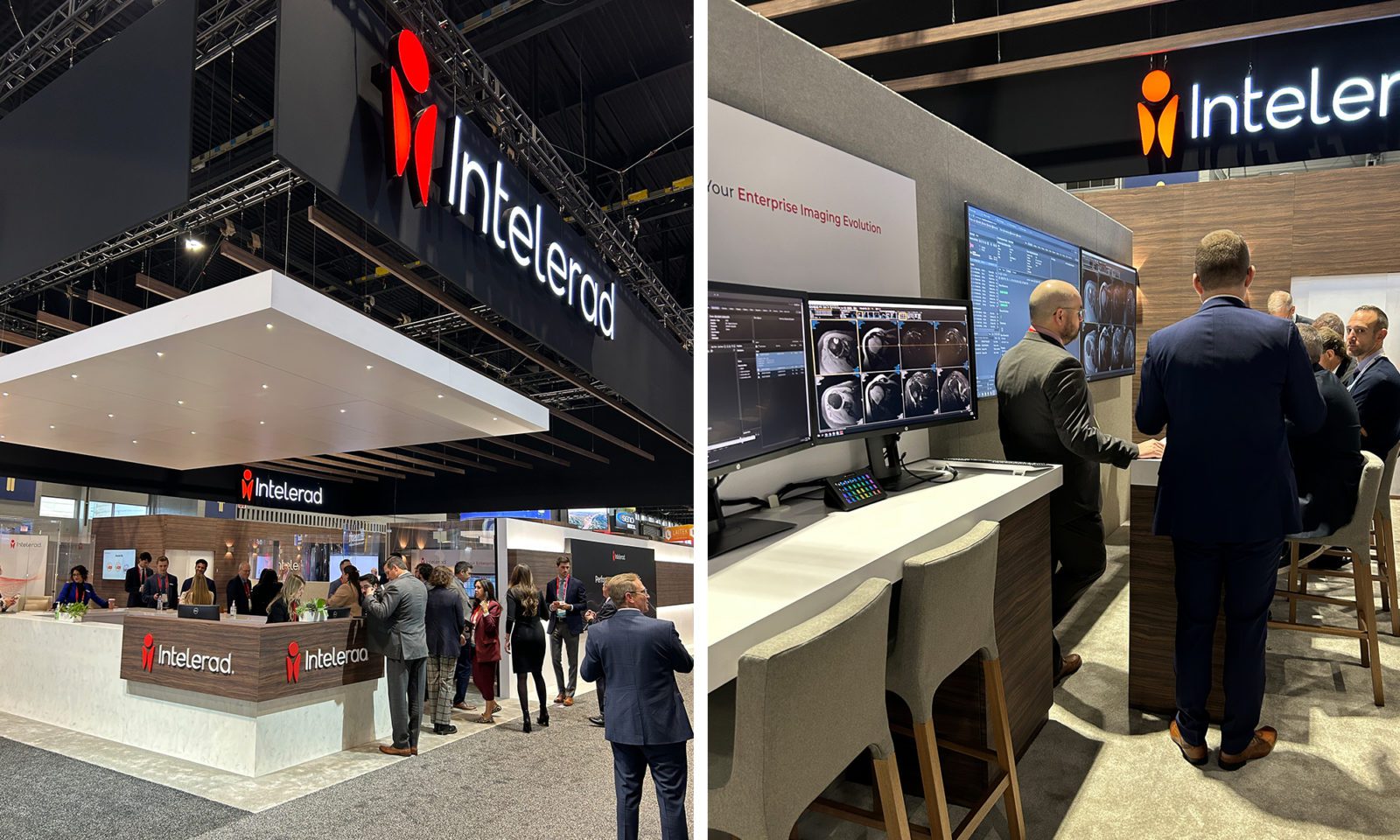 Intelerad's trade show booth, designed and built by EDE