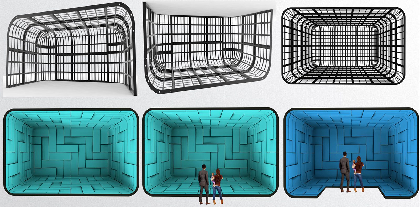 Immersive LEDs used to create virtual rooms