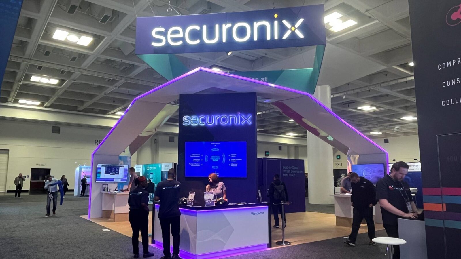 Securonix Trade Show Booth