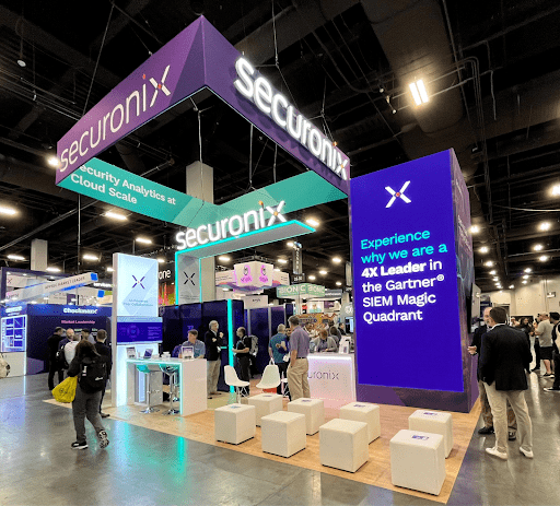 Securonix Trade Show Booth