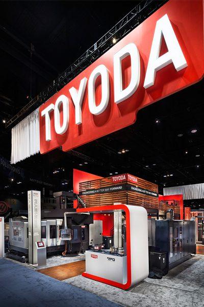 Toyota Hanging Sign at Exhibit