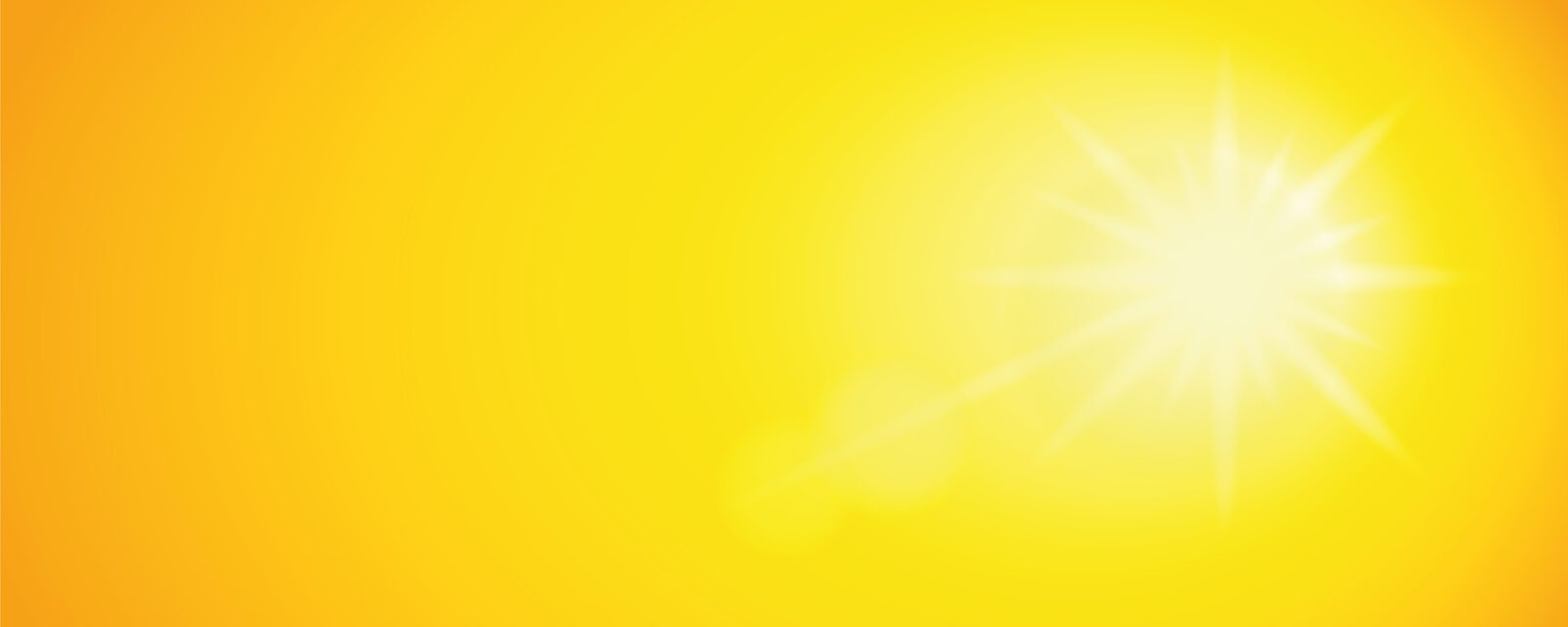 strahlender sonnenschein gelb